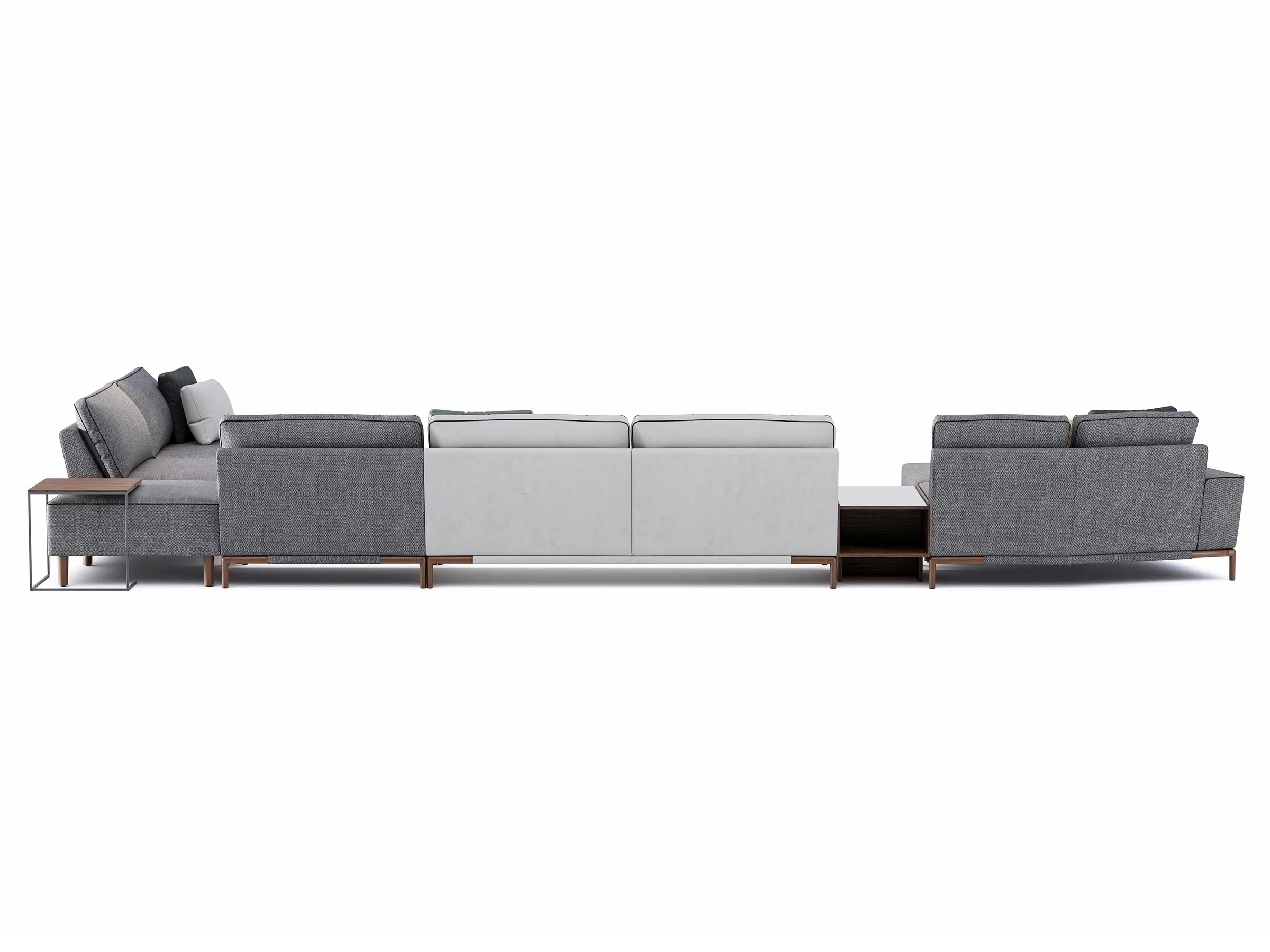 Gola Corner Sofa with Moon Chaise 218"