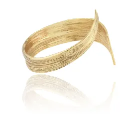 Gold Blade of Grass Cuff