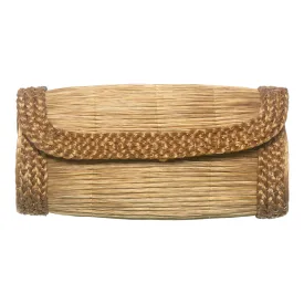 Golden Grass Clutch Bag