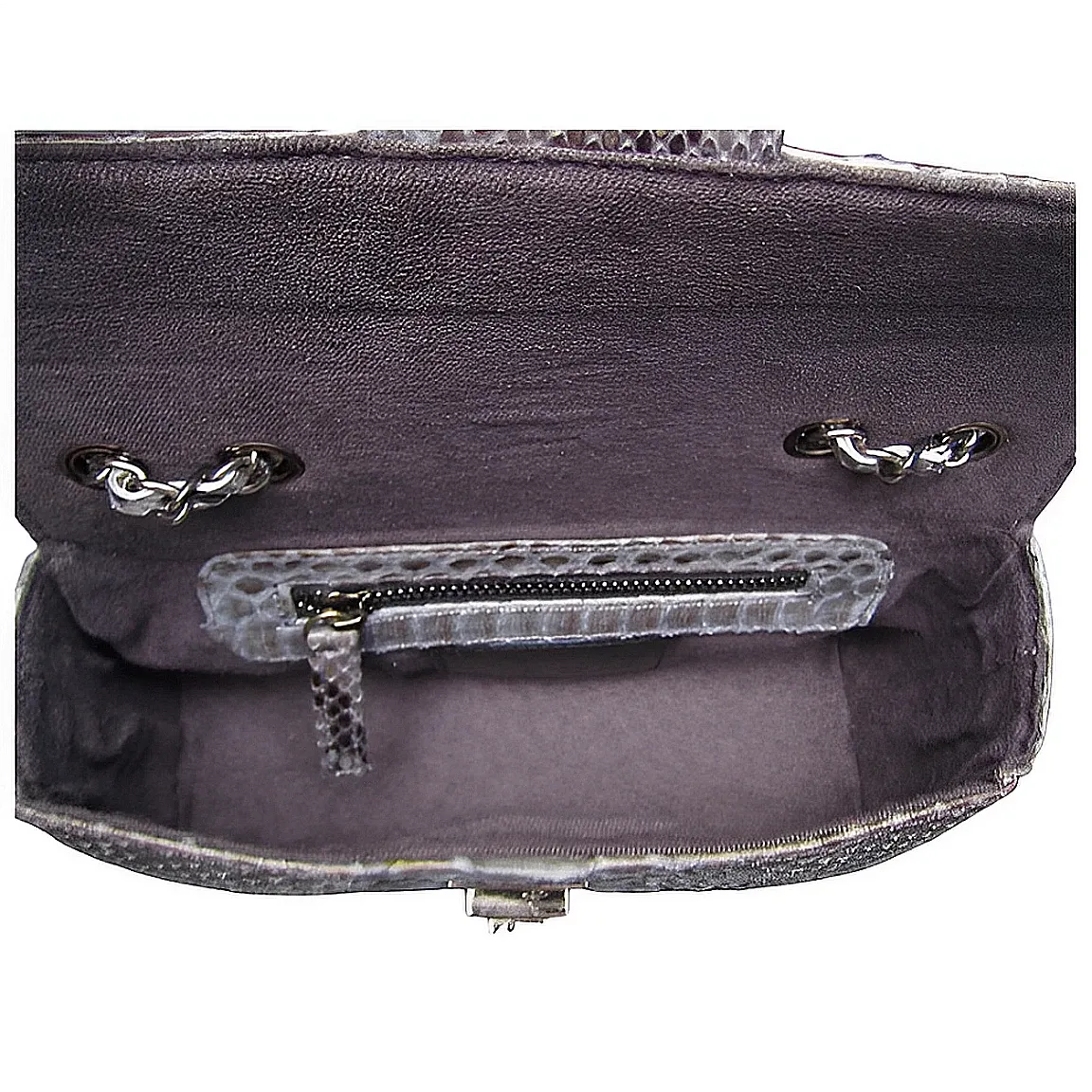 Grey Flap Bag LARGE