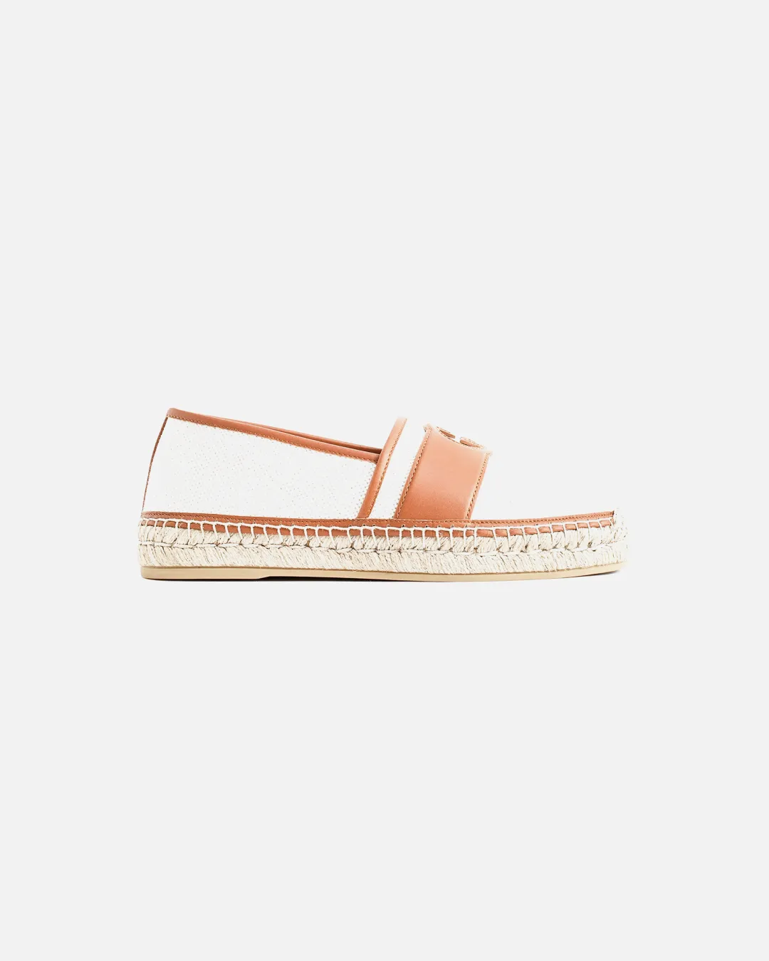 Gucci Interlocking G Beige and Brown Espadrille