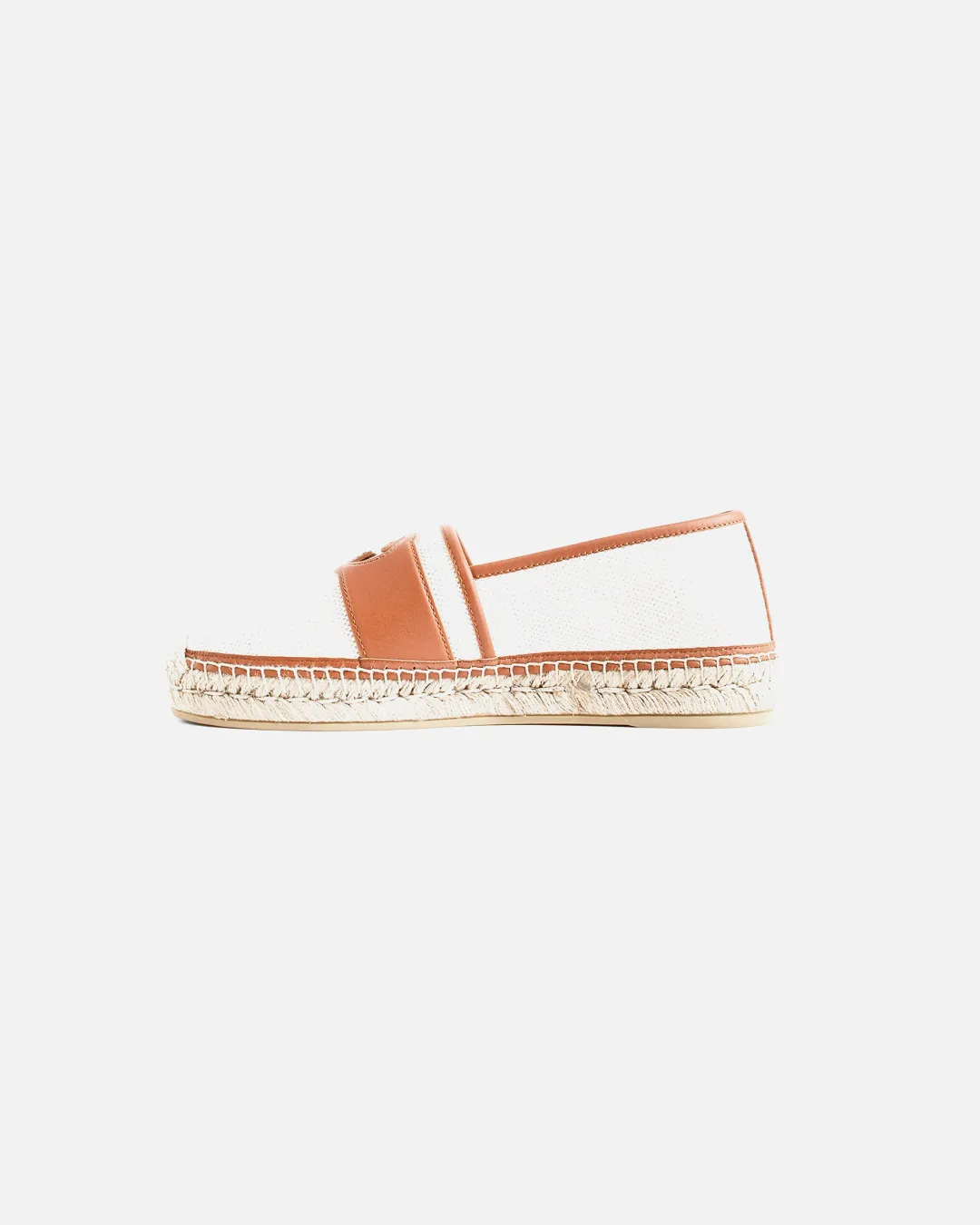 Gucci Interlocking G Beige and Brown Espadrille