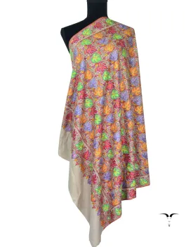 Hand Embroidered Pashmina Shawl 5282