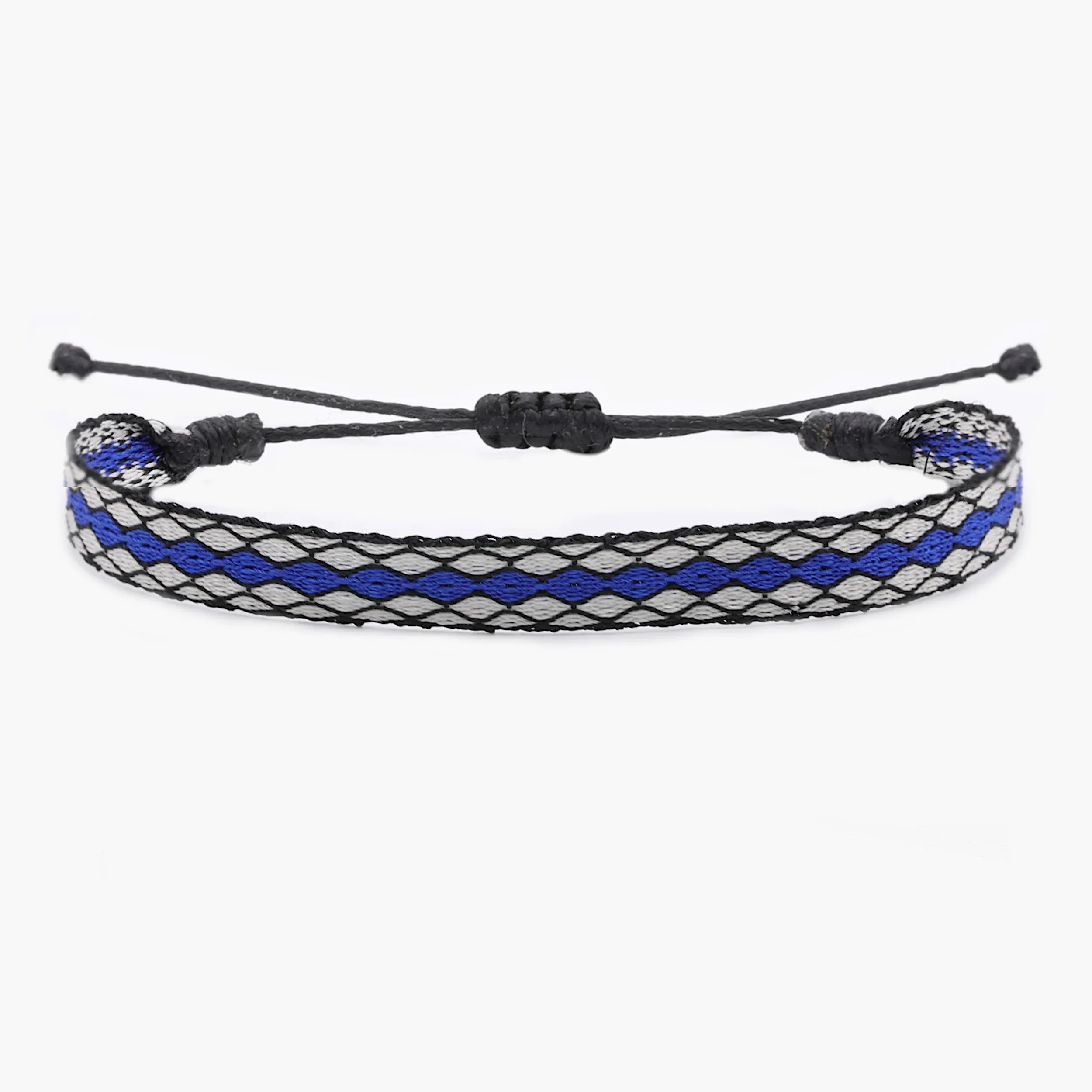 Handmade Purnama Bracelet (Blue/White)