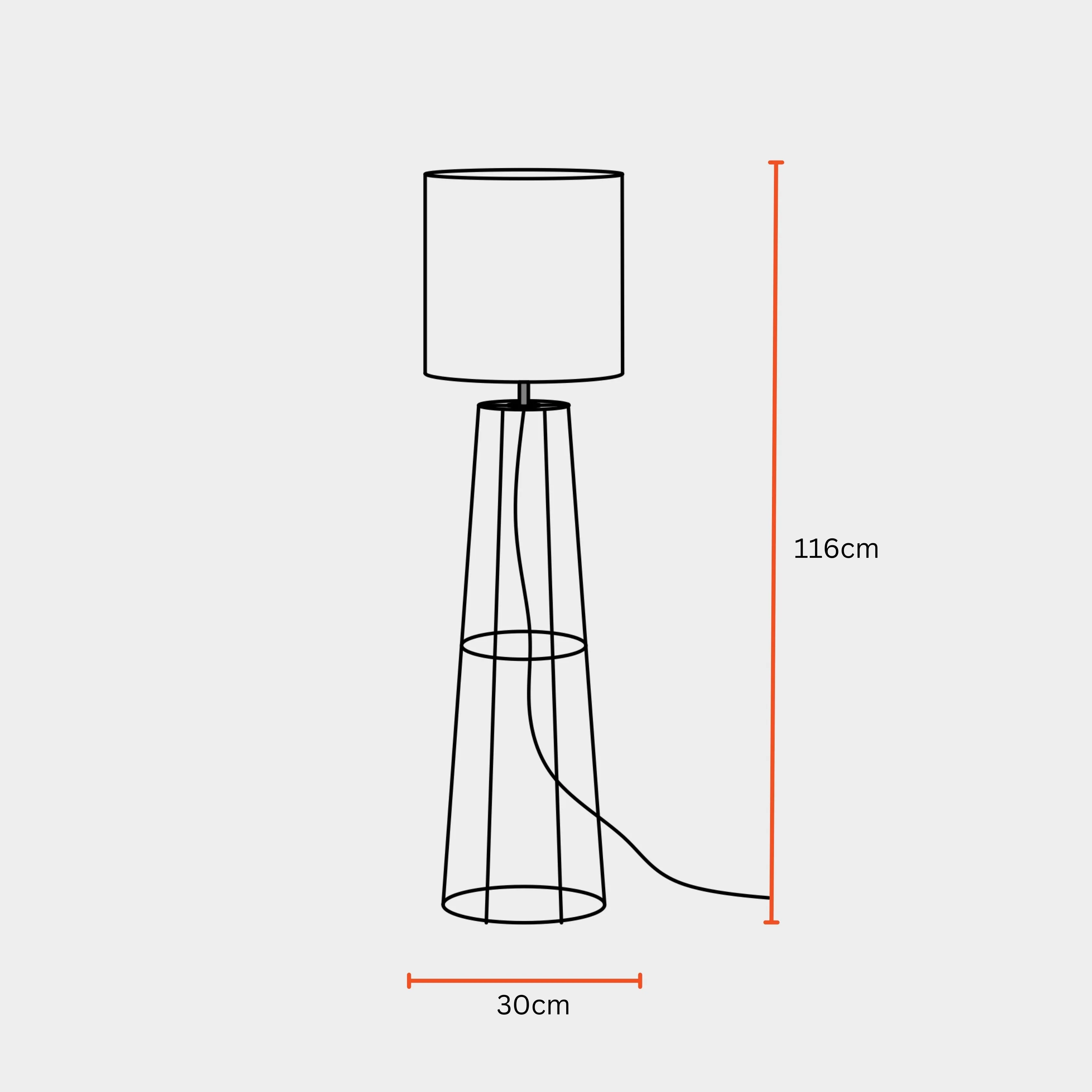 IKKAT Floor Lamp