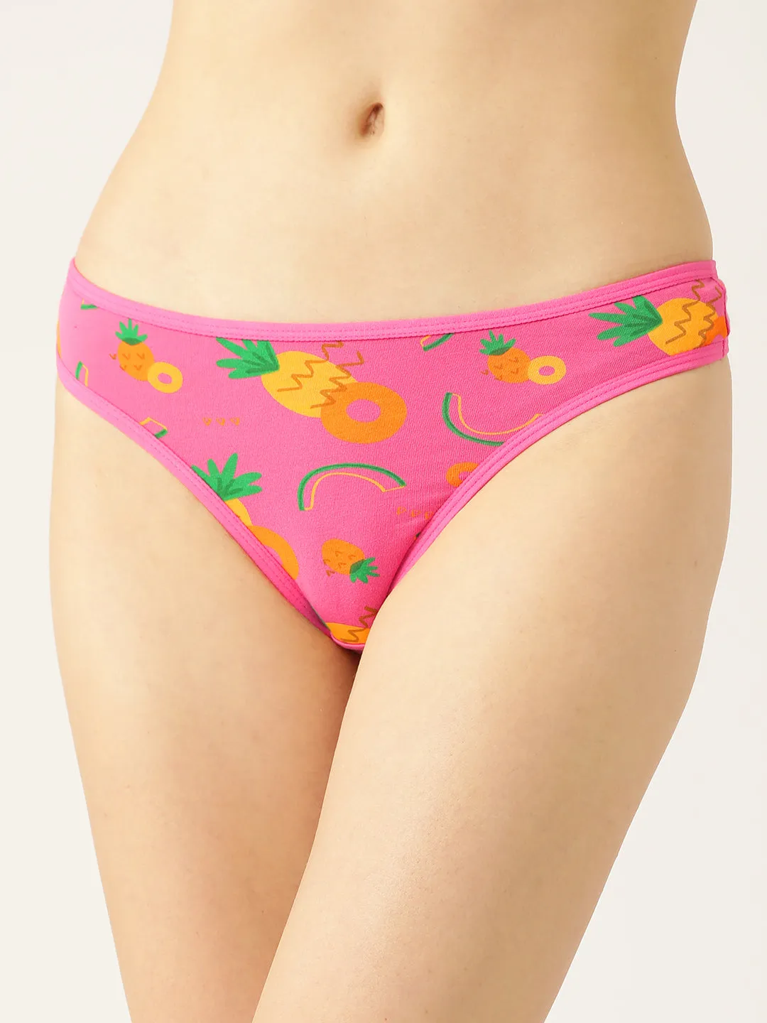 LEADING LADY Women’s Set of 3 Printed Low Rise Thong Briefs | PN1481-3 |