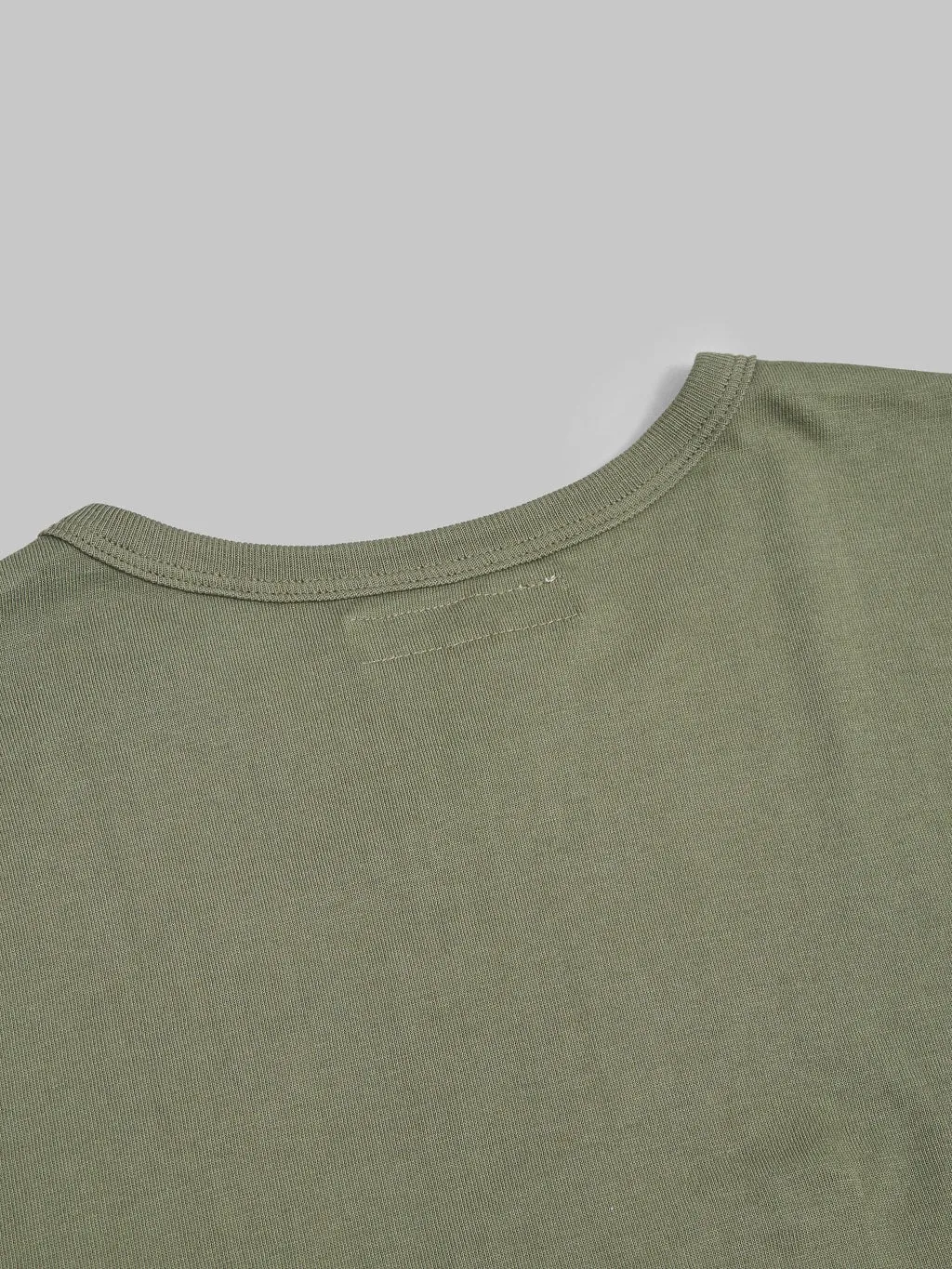 Merz b. Schwanen 1950s 5.5oz Loopwheeled Classic Fit T-Shirt Army Green