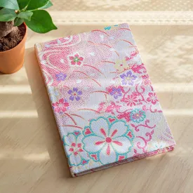 Nishijin Textile Sakura Brocade Notebook (B6)