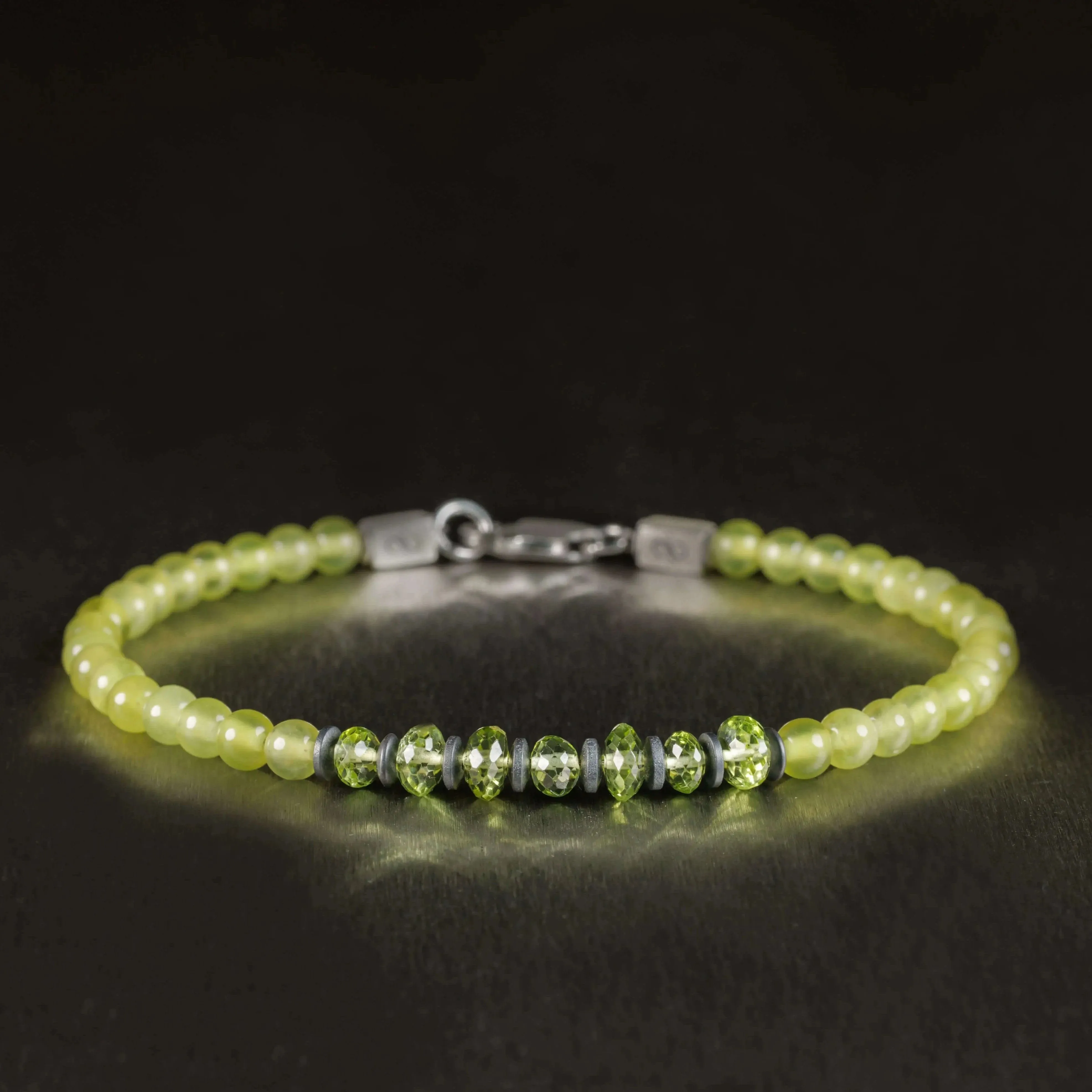 Peridot - Korean Jade Bracelet II (4-5mm)