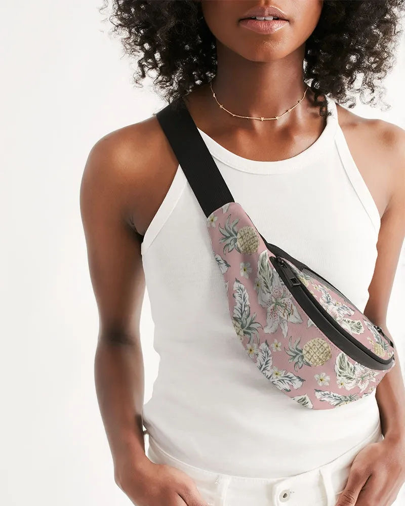 Pineapple Floral Crossbody Sling Bag