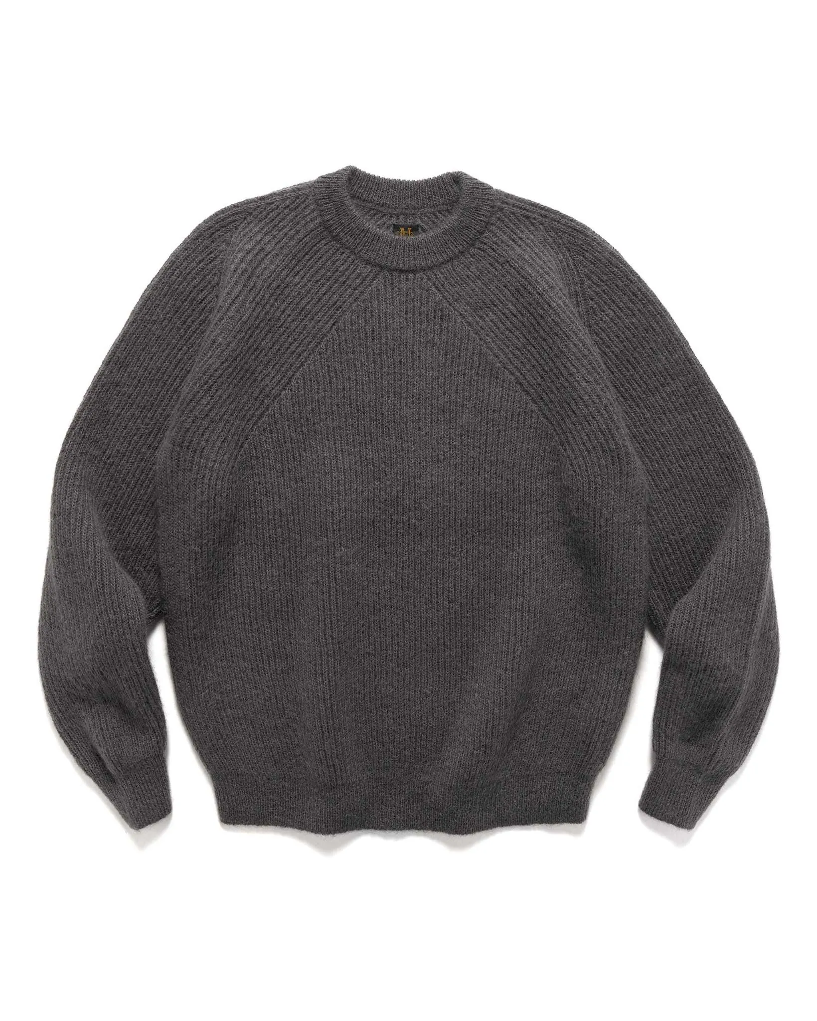 Pure Mohair Signature Crew Neck Grey