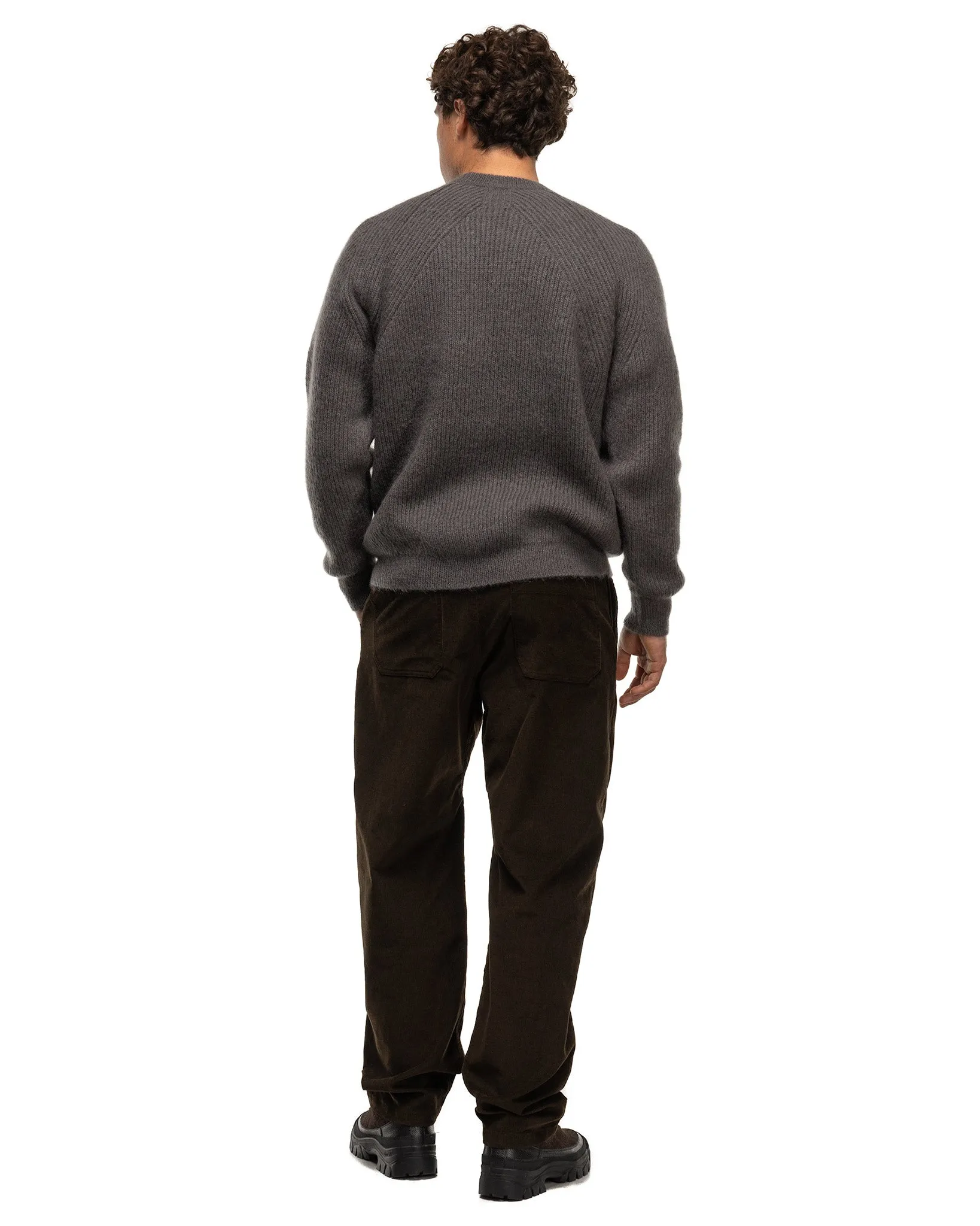 Pure Mohair Signature Crew Neck Grey