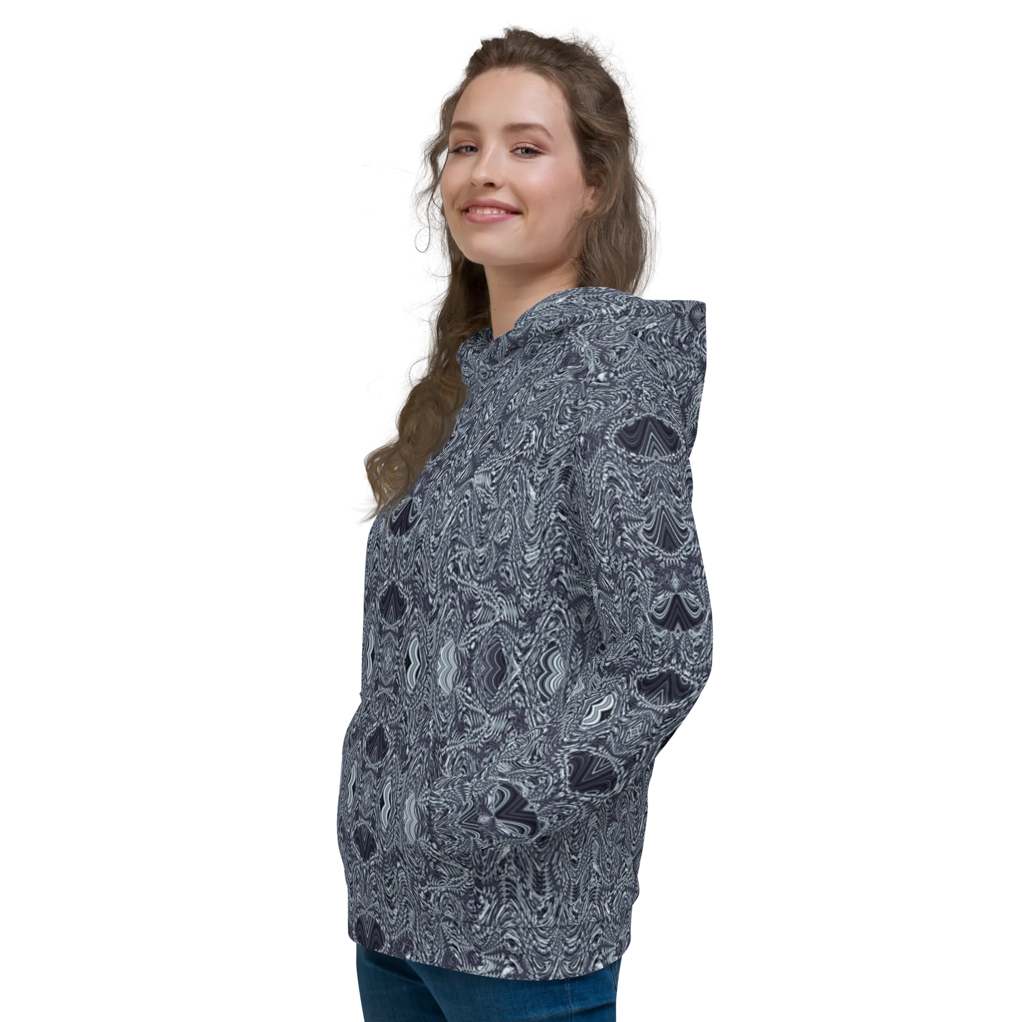 Recursia Alchemical Vision I Women's Hoodie In Blue