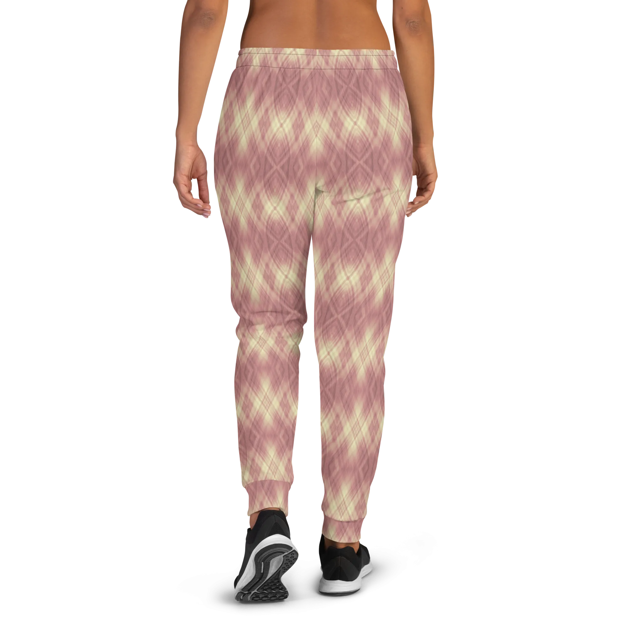 Recursia Argyle Rewired II Women's Joggers In Pink