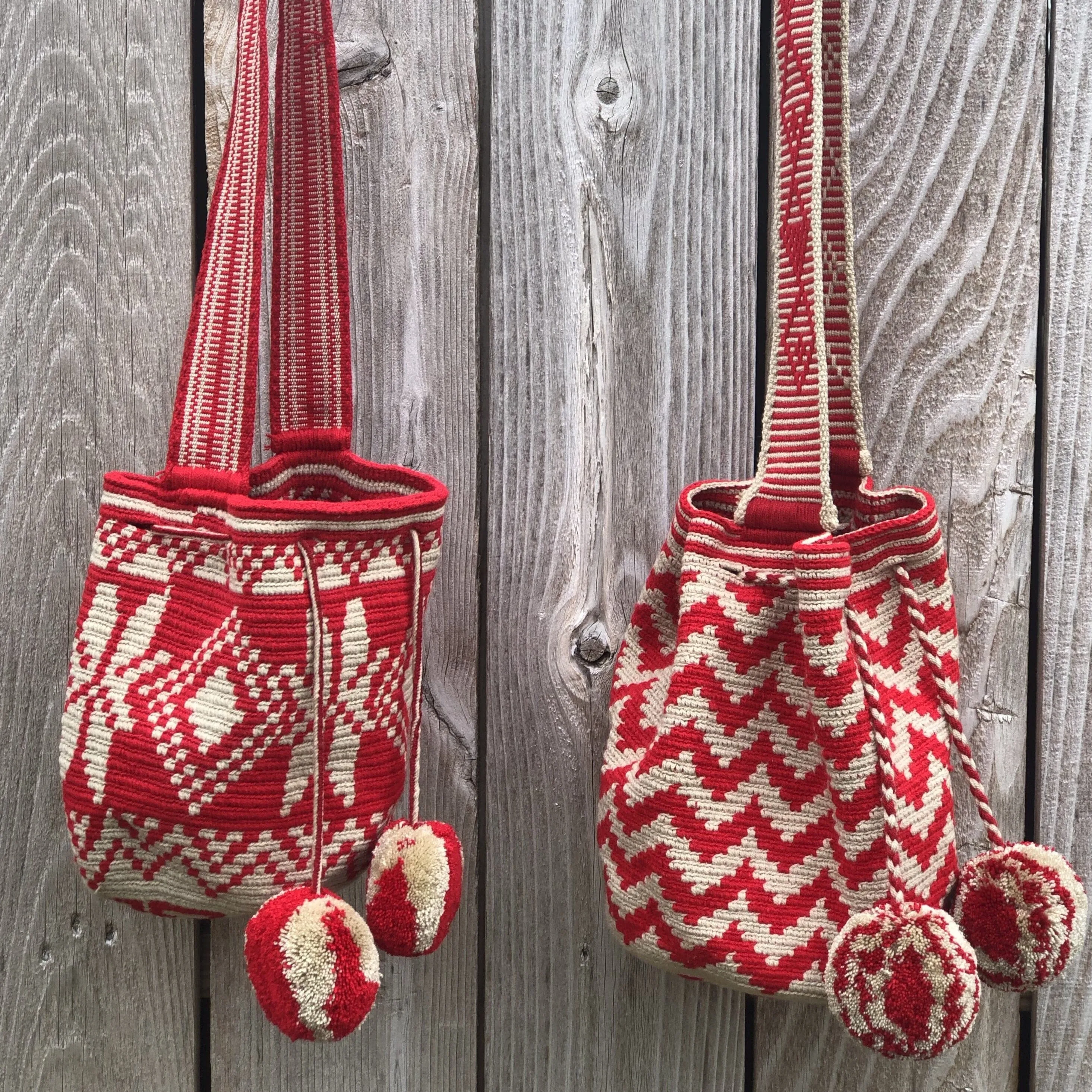 Scarlet Crush Bags | Medium Size Red Boho Chic Purse