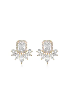 Shine Crystal Stud Earrings