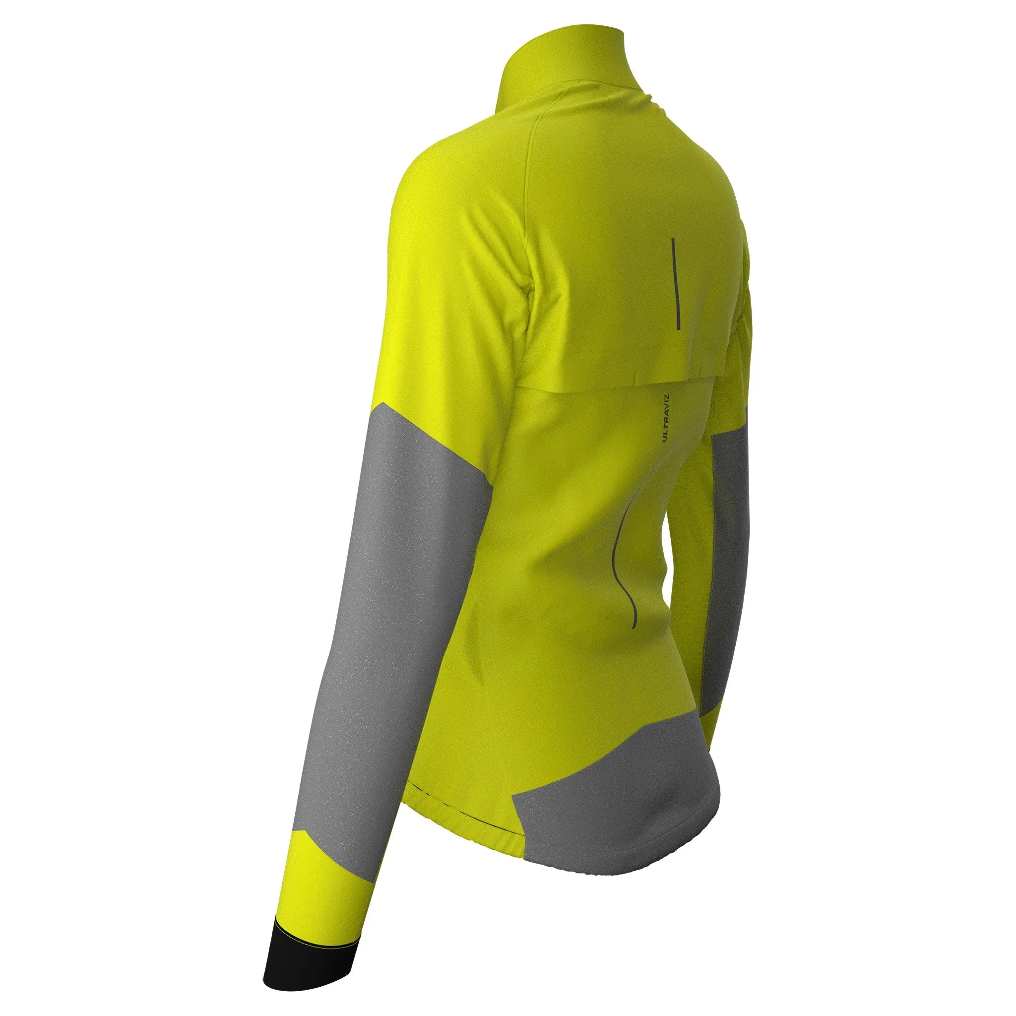 Östkusten Women's Cycling Rain Jacket: Waterproof, Breathable & High-Visibility Performance