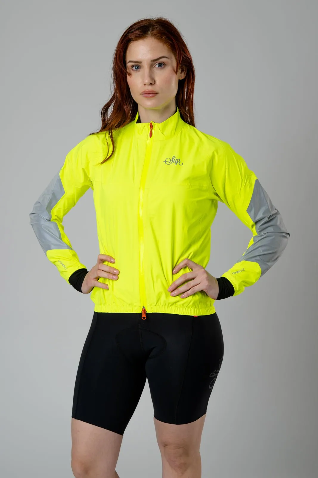 Östkusten Women's Cycling Rain Jacket: Waterproof, Breathable & High-Visibility Performance