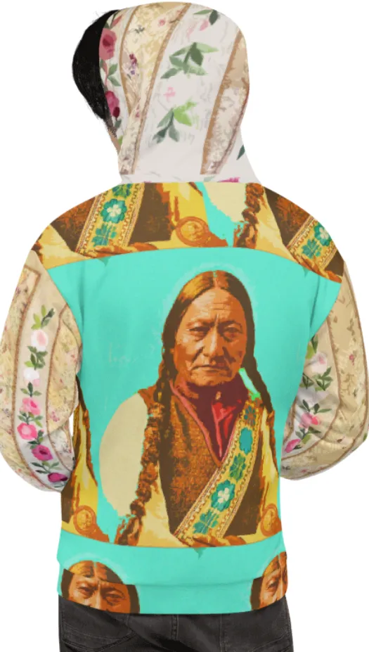 Sunheart Native American Spirit Folk Art Hoodie Pullover Small to Plus Sizes Sml-3X