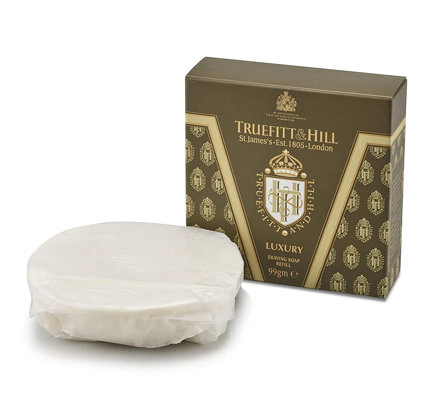 Truefitt & Hill Luxury Shaving Soap Refill in Bowl  for Men 99gm