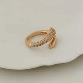 Vivianne Gold Twist Ring