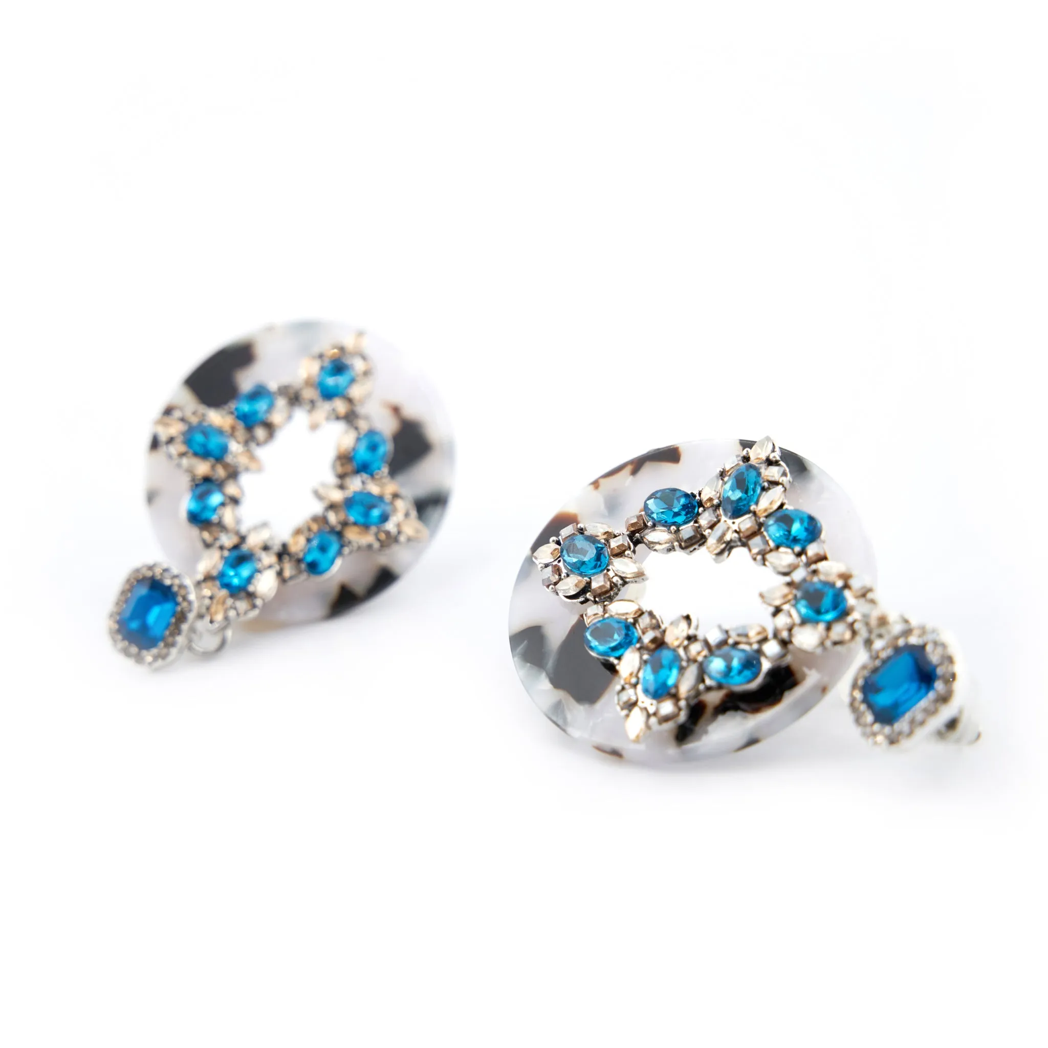 Whitley Heirloom Dangles - Blue Topaz