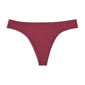 Women's Anytime Thong - Botanic Red