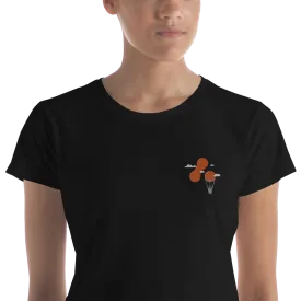 Women's Embroidered T-shirt - Adaptavist Balloon Design