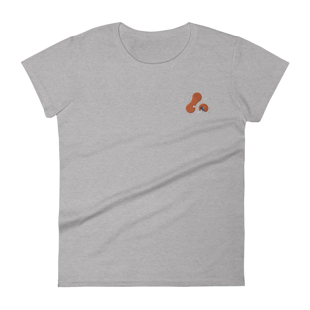 Women's Embroidered T-shirt - Adaptavist Cloud Design